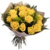 buquê 18 rosas amarelas