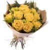 buquê 12 rosas amaelas