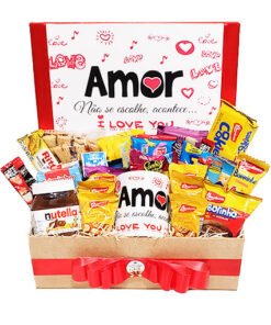 cesta de café da manhã romântica para o dia dos namorados