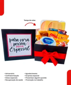Cesta de café para uma pessoa muito especial
